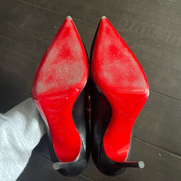 Christian Louboutin Décolleté 100 nappa leather heels - Picture 2 of 4